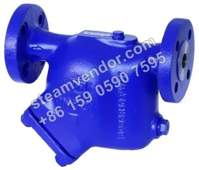 Gestra UNA27 high-pressure steam trap, three-quarter view
