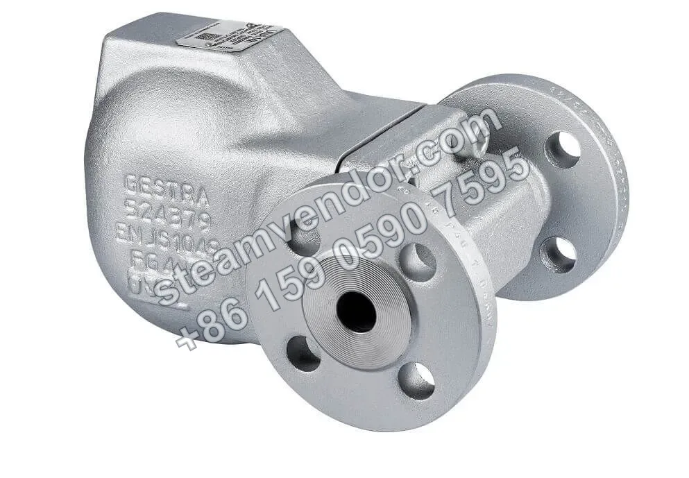 Gestra ball float steam trap UNA16, three-quarter view