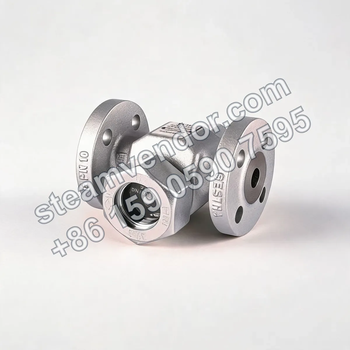 Gestra VK14 steam trap sight glass, angle type, 3/8 in. and 1/2 in.