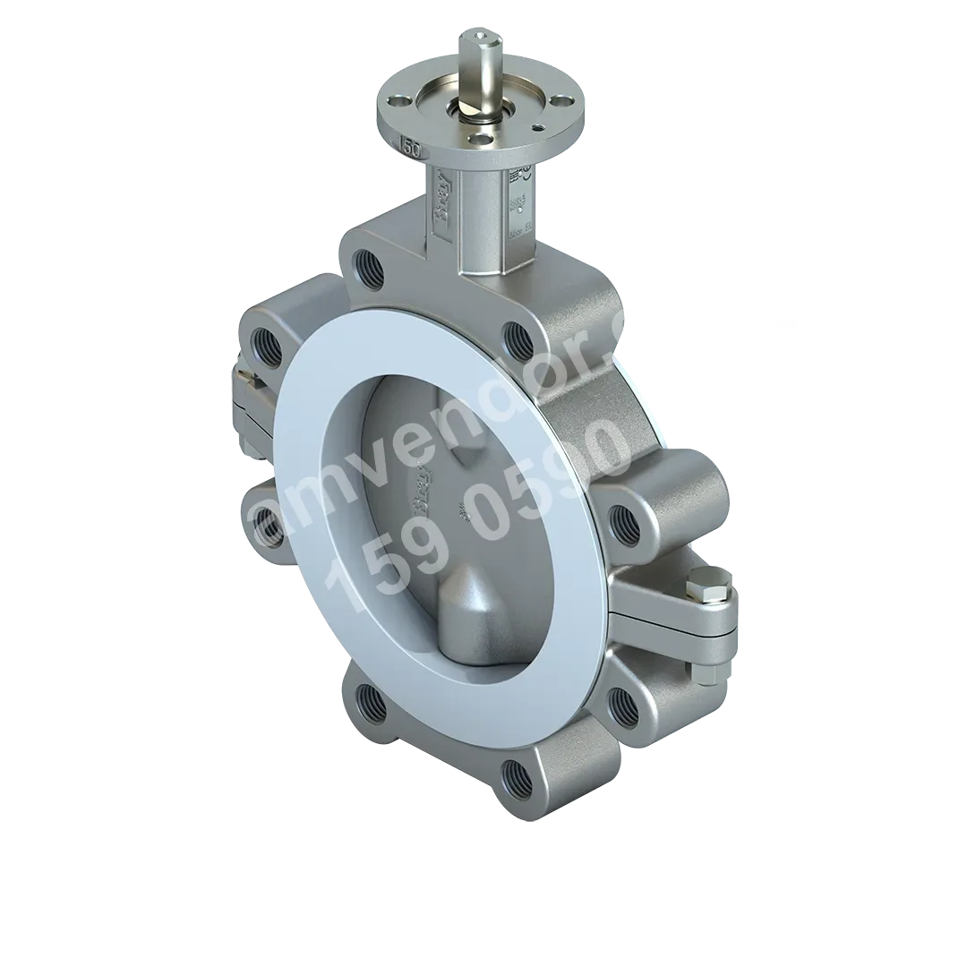 2-Cx PTFE Lined Butterfly Valve Stainless Steel Body