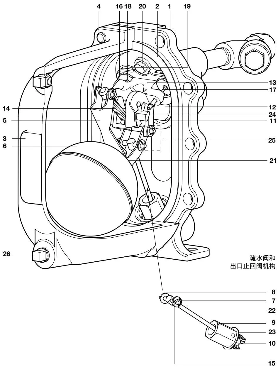 APT10 spare parts exploded drawing