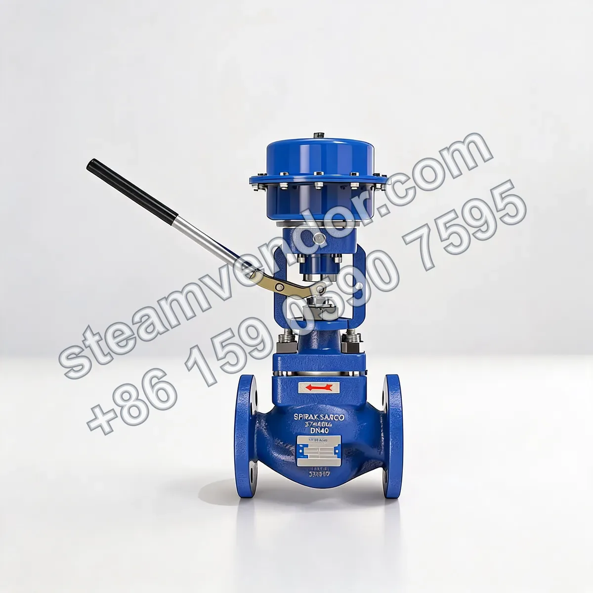 Spirax Sarco boiler bottom blowdown valve BBV front view