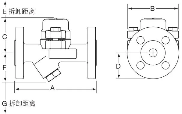 BPC32F dimensions schematic