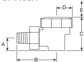 BPT13UA dimensions diagram