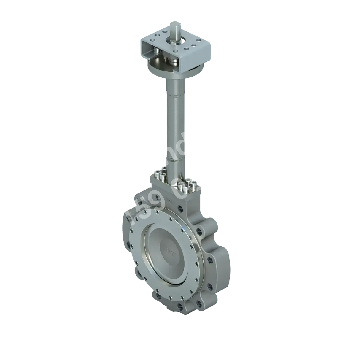 McCannalok cryogenic high-performance butterfly valve close-up