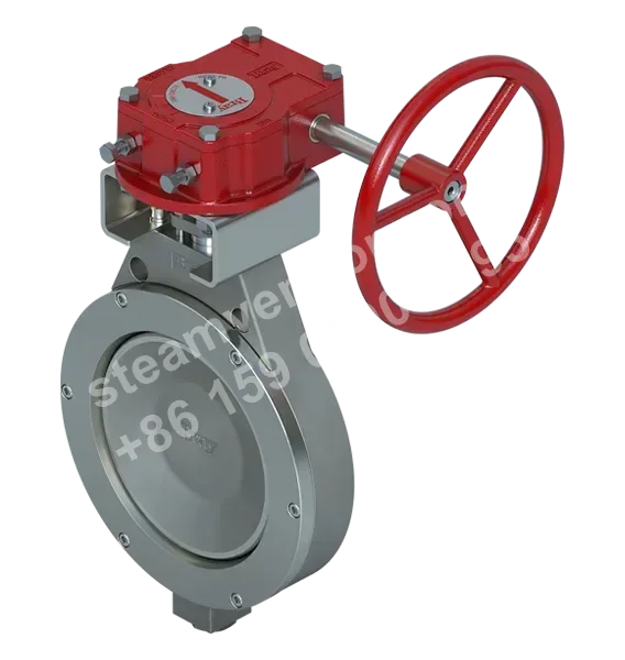 McCannalok S40 NPS 8 gear-operated butterfly valve