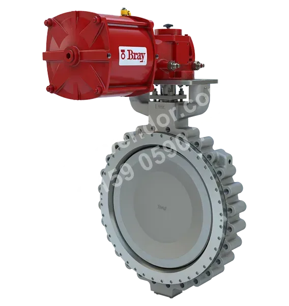 McCannalok S41 NPS 30 butterfly valve with S98 DA actuator