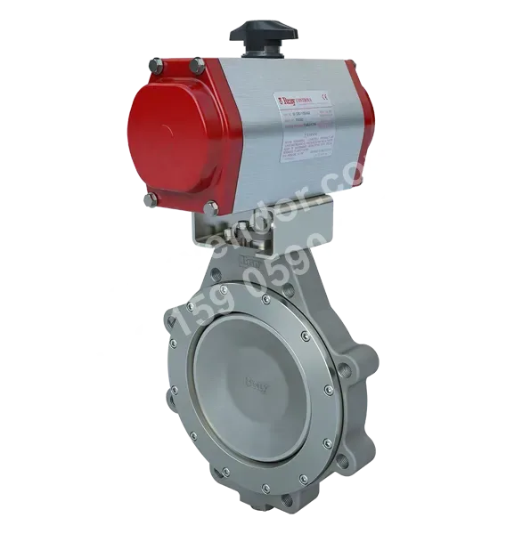McCannalok S41 NPS 8 butterfly valve with S92 actuator