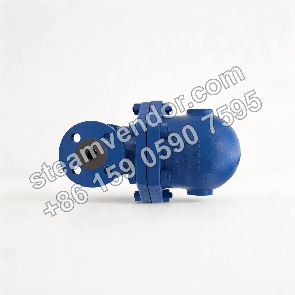 Spirax Sarco CA44/CA44S carbon steel ball float air trap with flanged connections