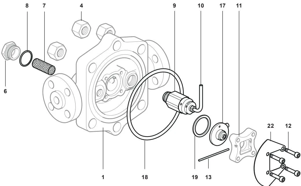 Cover gasket warning diagram