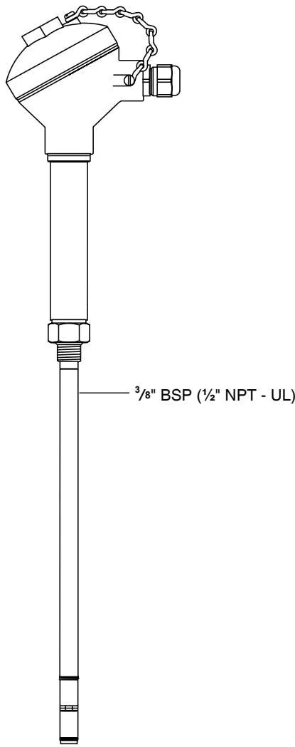 CP32 conductivity sensor threaded connection diagram