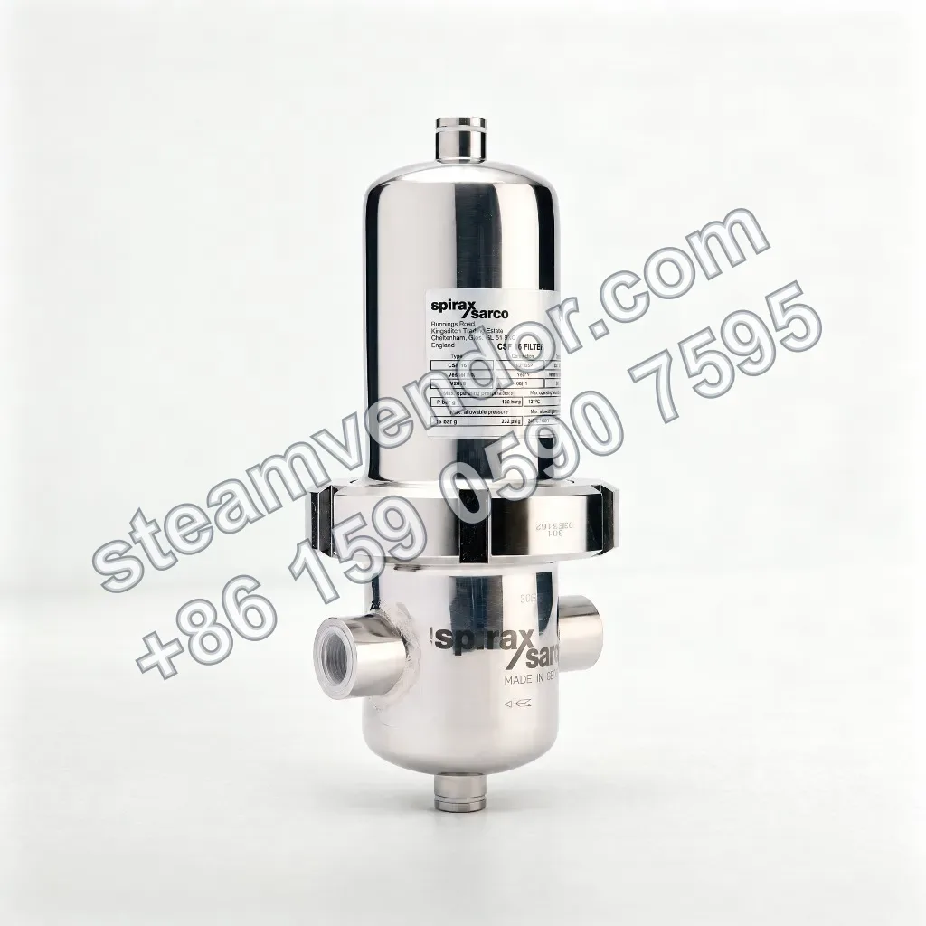Front view of the Spirax Sarco CSF16 steam filter