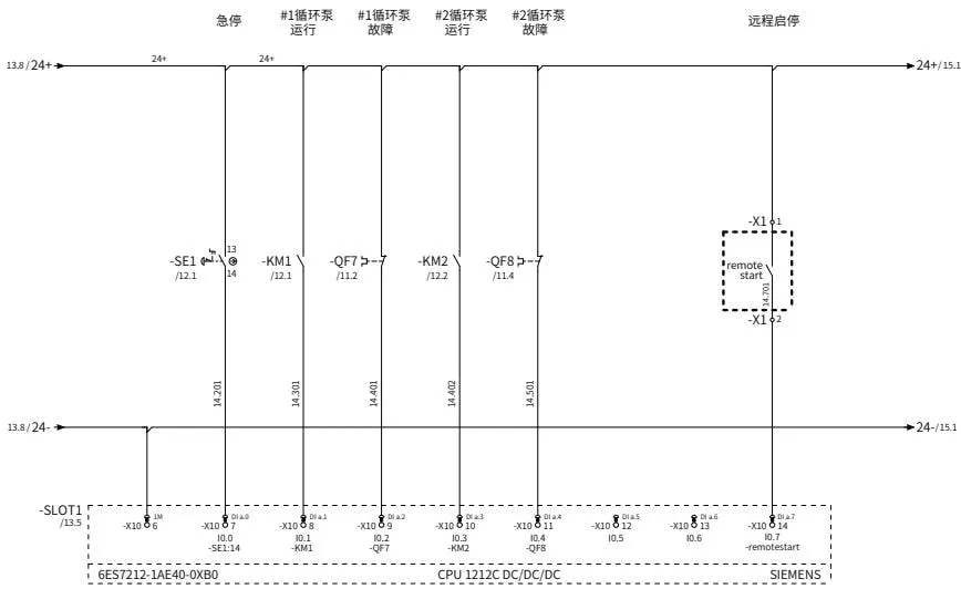 DI Digital Input Wiring Diagram