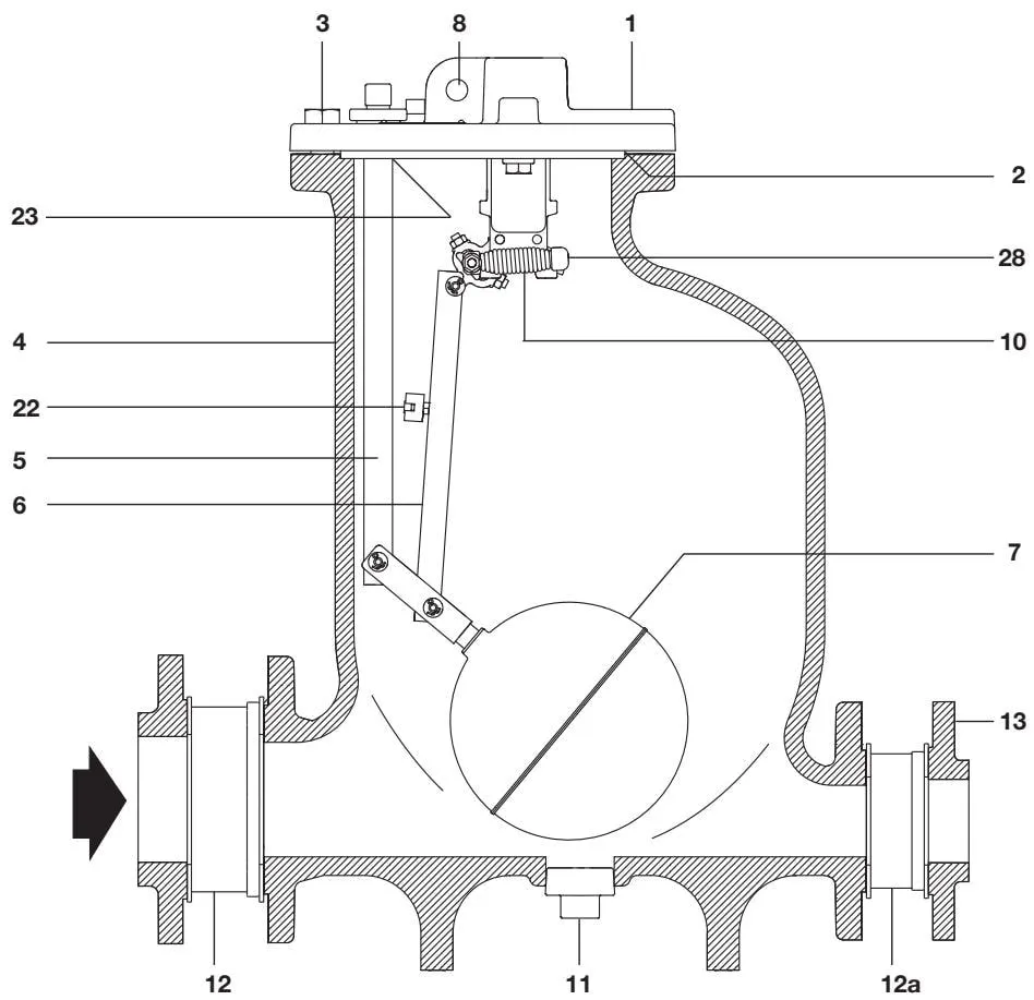 DN80×DN50 MFP14 schematic