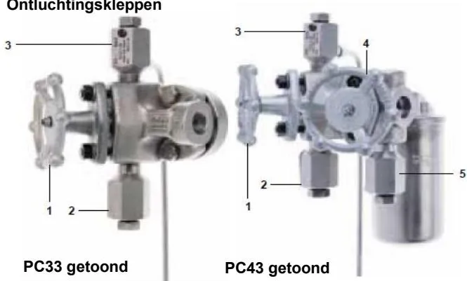Depressurising valve arrangement