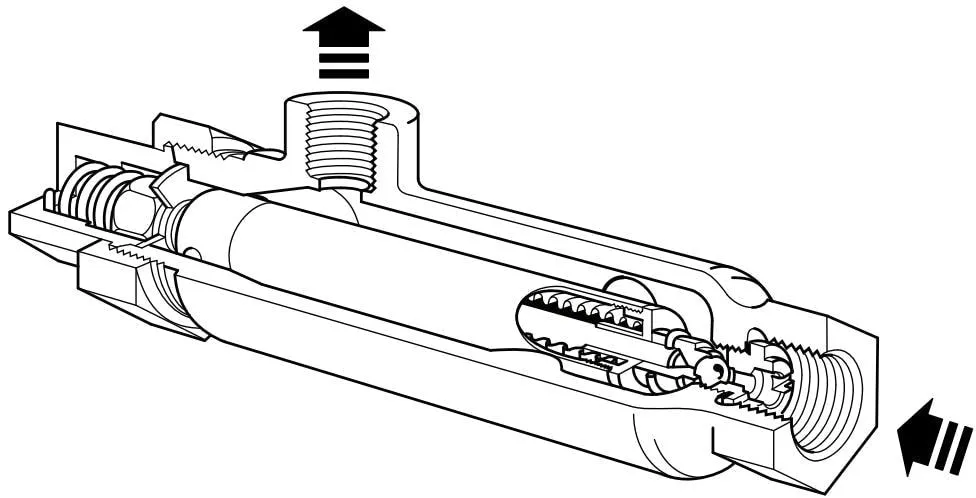 Figure 1 No.8 fixed-temperature discharge steam trap cross-section
