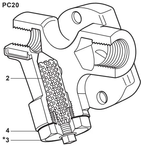 Fig. 4 PC20 spare parts diagram