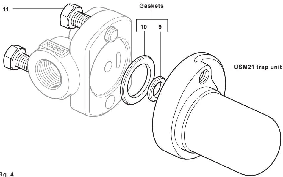 USM21 spare parts diagram
