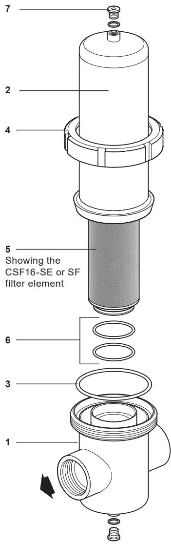 Stainless steel steam filter, DN8–DN80
