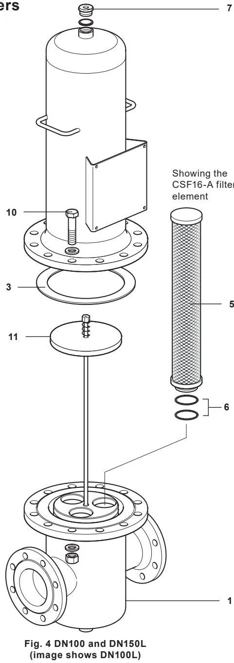 Stainless steel sterile air filter illustration 2