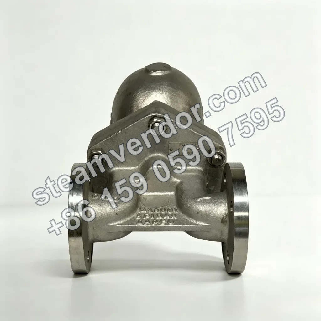 Spirax Sarco FT46 stainless steel ball float steam trap studio photo