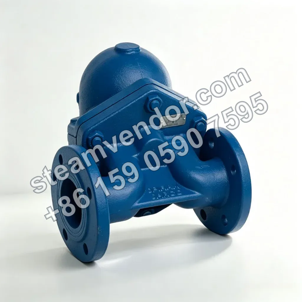 Spirax Sarco FT47 ductile iron float steam trap studio photo