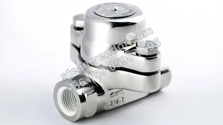 IBPS32 stainless steel balanced pressure thermostatic steam trap in service