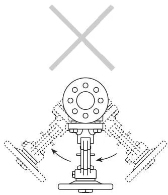 Incorrect installation diagram