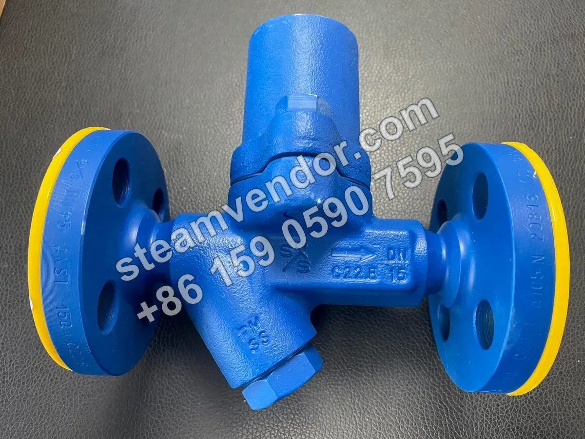 ISMC32 carbon steel bimetallic steam trap, real-world photo