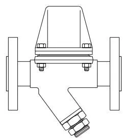 Steam trap product image with built-in Spiratec sensor 2
