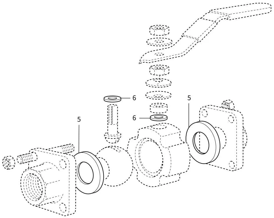 M10S threaded connection illustration