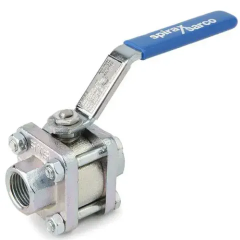 Spirax Sarco M10Si ISO Three-Piece Steam Isolation Ball Valve (DN 1/4" to DN2 1/2")