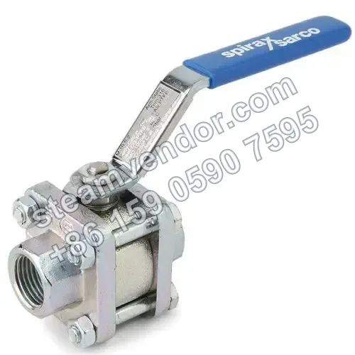 M10Si ISO three-piece ball valve product image