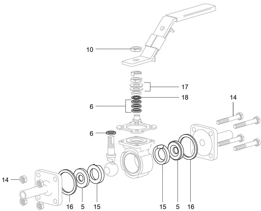 M70i ISO spare parts exploded view