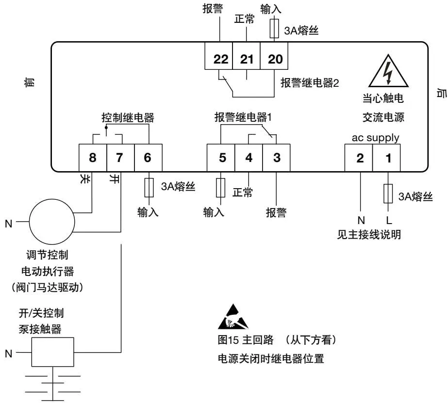Main circuit wiring diagram