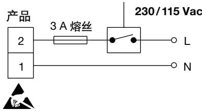 Mains wiring diagram