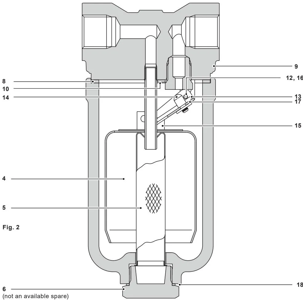 Maintenance assembly diagram