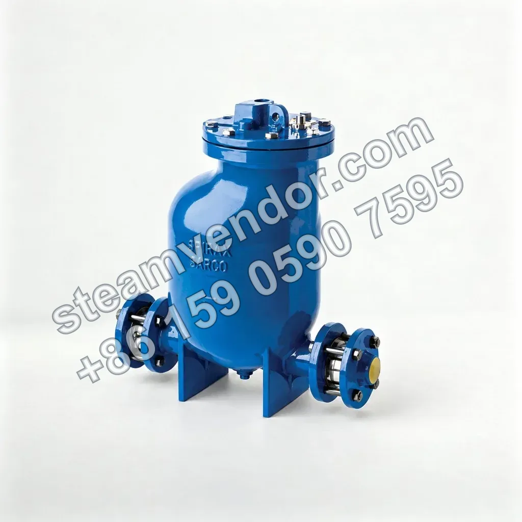 Spirax Sarco MFP14-PPU open combined condensate recovery pump set, front view of pump body