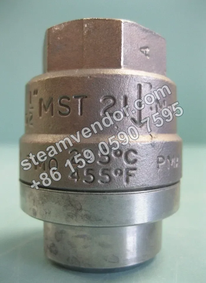 MST21 Stainless Steel Pressure-Balanced Thermostatic Steam Trap in Application