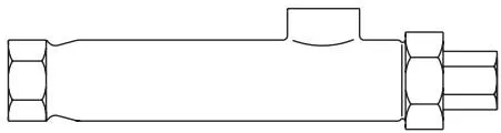 No.8 thermostatic fixed-temperature discharge steam trap cross-section