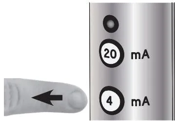PA420 level gauge commissioning diagram