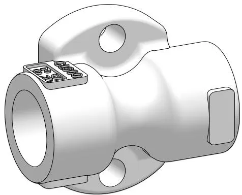 PC10HP Pipe Connector Diagram