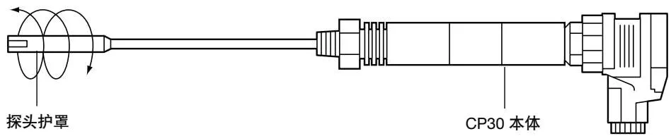 Diagram for removing the probe shroud