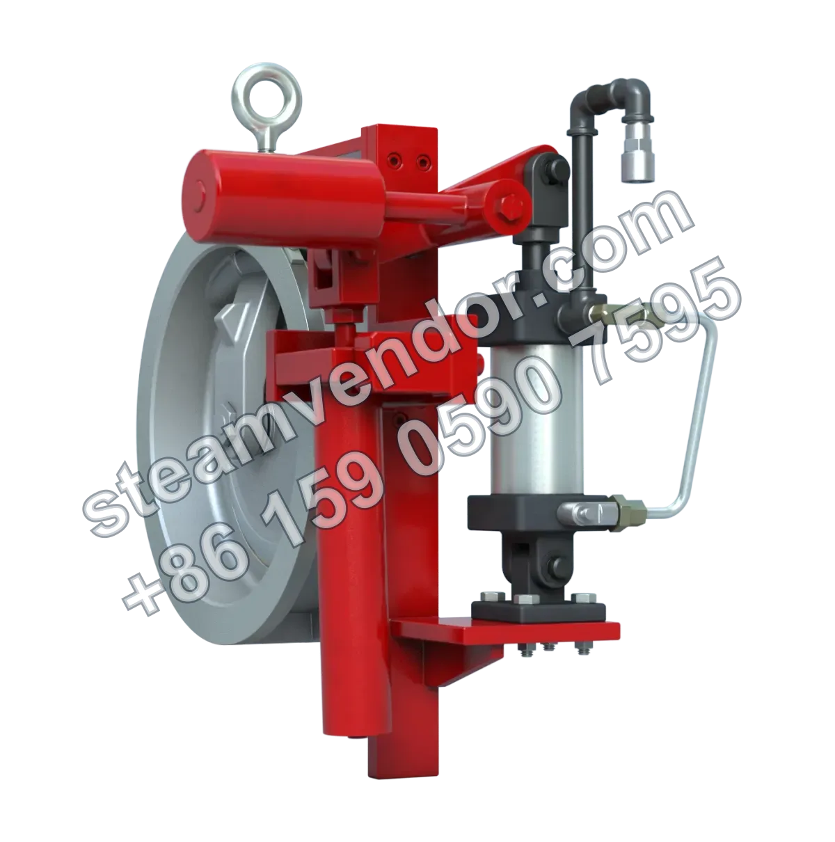 Produktový obrázek příslušenství externího hydraulického tlumiče Bray řady SA50
