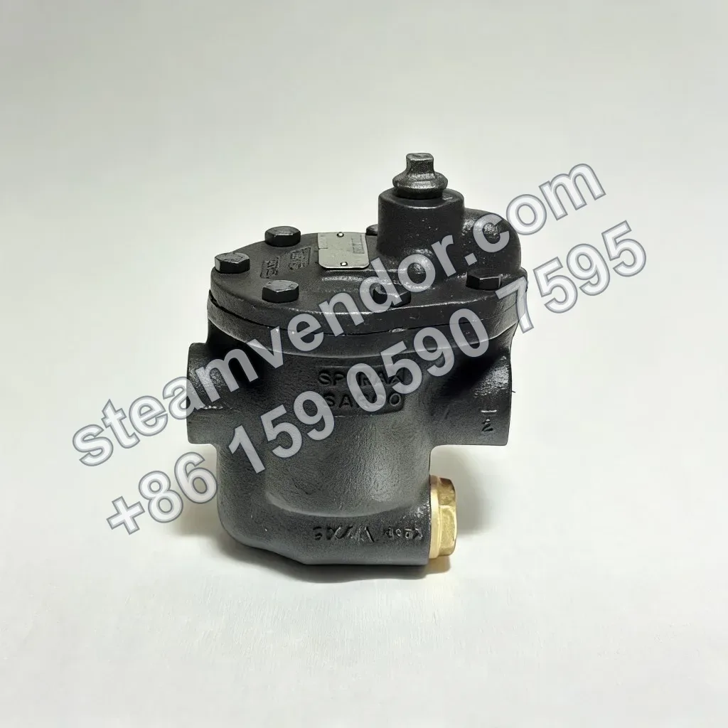 Spirax Sarco cast iron inverted bucket steam trap SA4 front view