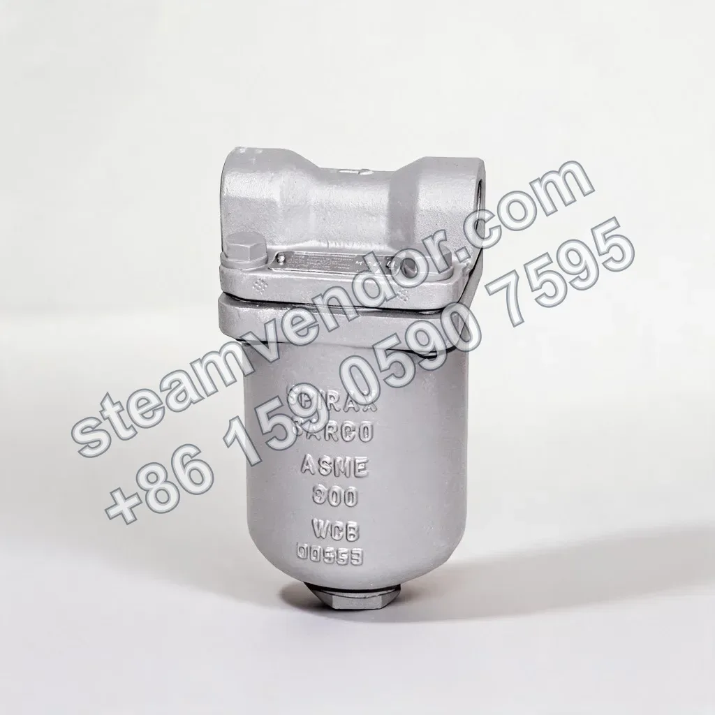 Spirax Sarco SCA inverted bucket steam trap, front view