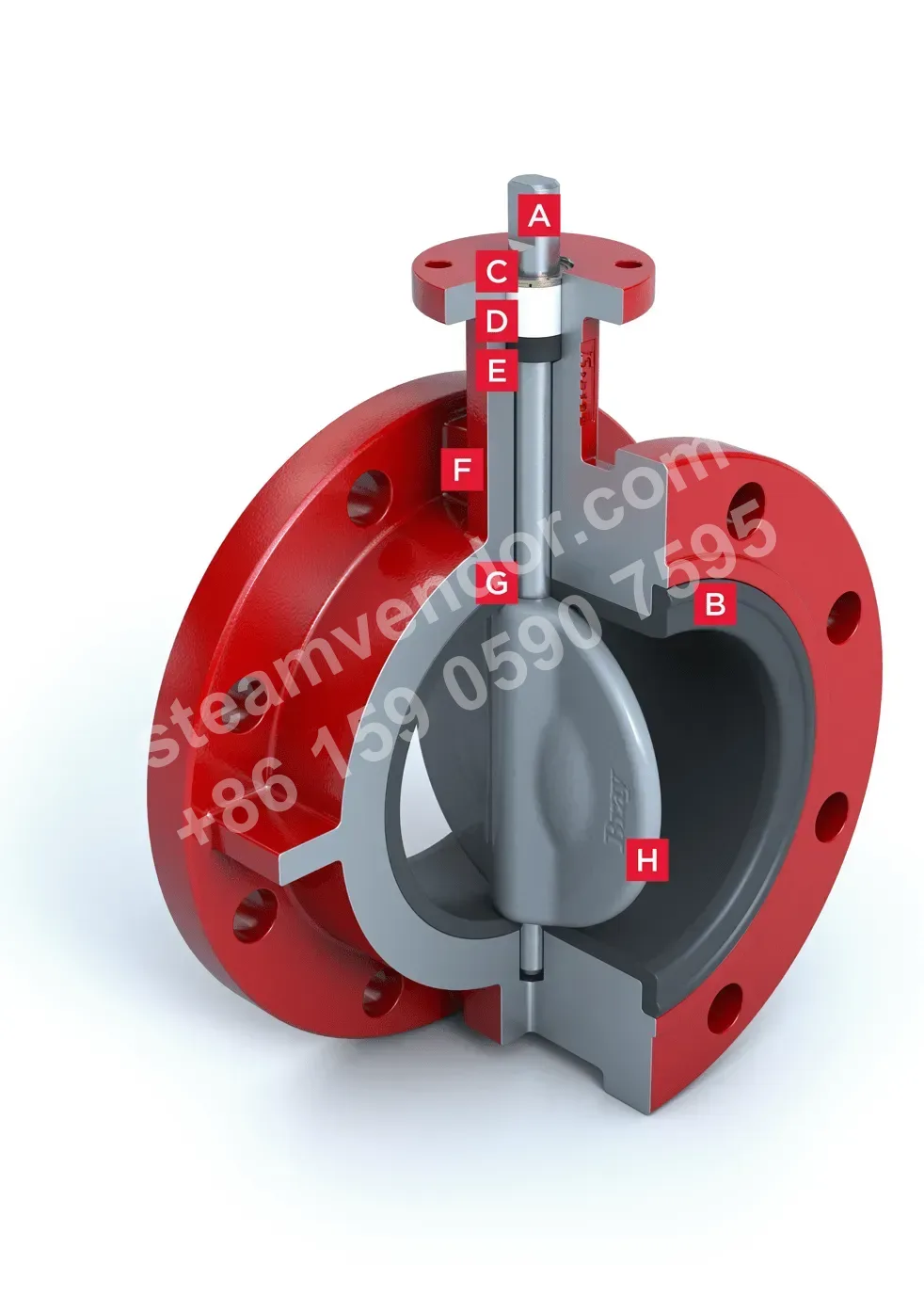 Resilient Seated Butterfly Valve 3A-3AH Series Features