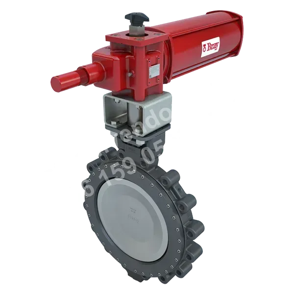 McCannalok 41R series butterfly valve with S98C actuator