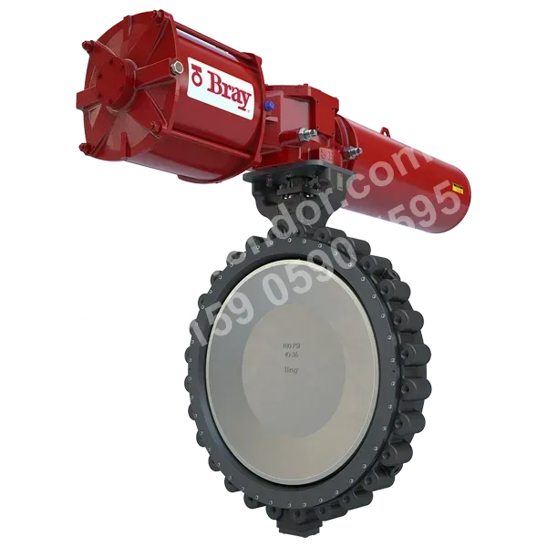 McCannalok 41R series butterfly valve with S98 actuator