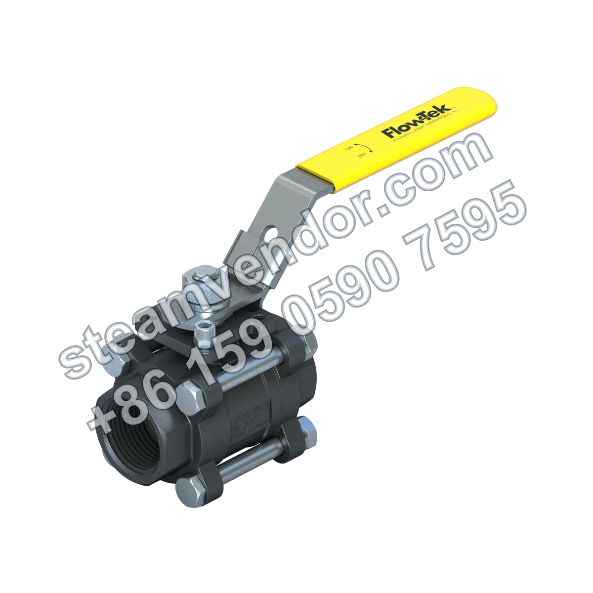 Produktový obrázek třídílného kulového ventilu řady 5000/6000